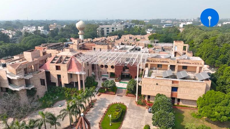 Aerial view of the State Bank Academy campus in Gurugram